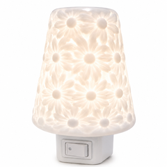 Đèn xông tinh dầu mini cắm điện nhiều hình dạng bằng gốm sứ cao cấp