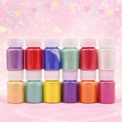 Màu nhũ làm nến, màu nhũ pha resin nhiều màu óng sánh siêu đẹp handmade