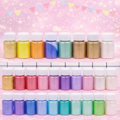 Màu nhũ làm nến, màu nhũ pha resin nhiều màu óng sánh siêu đẹp handmade