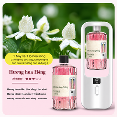 Máy xông tinh dầu  – khuếch tán tinh dầu decor phòng ngủ sang trọng