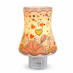 Đèn xông tinh dầu mini cắm điện nhiều hình dạng bằng gốm sứ cao cấp