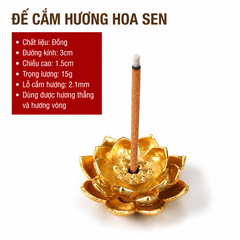Đế cắm nhang, kẹp nhang kim loại cao cấp