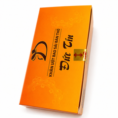 Hộp 20 khăn ướt bao sái cao cấp Đức Tín dùng để lau ban thờ hương trầm quế