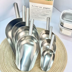 Muỗng Xúc nguyên liệu làm nến, Đá Viên Bằng Inox