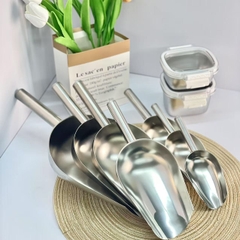Muỗng Xúc nguyên liệu làm nến, Đá Viên Bằng Inox