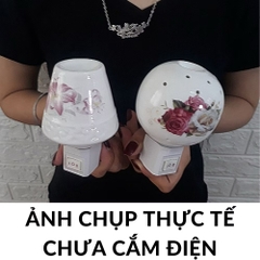 Đèn xông tinh dầu mini cắm điện nhiều hình dạng bằng gốm sứ cao cấp