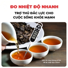 Nhiệt kế điện tử đo dầu nến,thực phẩm,nấu ăn, nước, sữa, nến an toàn cho người sử dụng
