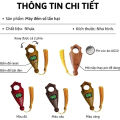 Máy Bấm Số Lần Niệm Phật, Máy Bấm Số Điện Tử Có Đèn Led Tuệ Minh