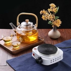 Bếp điện mini 500w hâm nóng sáp làm nến kích thước, có thể dùng pha trà, cà phê...