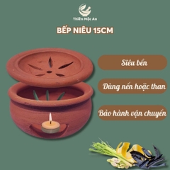 5 Loại bếp xông đất nung mộc cao cấp bát tràng dùng nến và than không khói