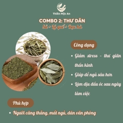 100g Combo mix thảo mộc thư dãn xông phòng cao cấp thanh lọc không khí ẩm mốc an toàn cho người sử dụng