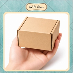 Hộp Carton Nắp Gài Trơn 10x10x5 cm Đóng Gói Hàng Hóa
