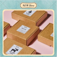 Hộp Carton Nắp Gài Trơn 10x10x5 cm Đóng Gói Hàng Hóa