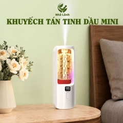 Máy xông tinh dầu  – khuếch tán tinh dầu decor phòng ngủ sang trọng