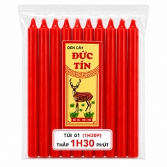 100 Nến cây, đèn cầy thắp sáng Đức Tín thắp 40p, 1 tiếng, 1,5 tiếng