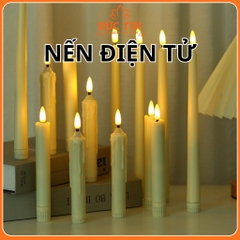 Nến điện tử cây thắp sáng loại cao bé đèn cầy điện tử