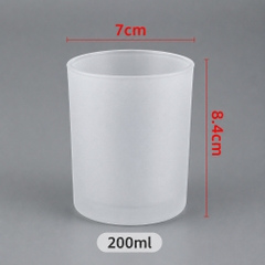Cốc Thủy Tinh 300ml Nắp Gỗ Đựng Nến Handmade