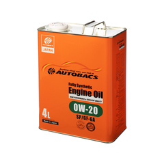 Dầu nhớt tổng hợp AUTOBACS SP 0W20, Fully Synthetic (4L)