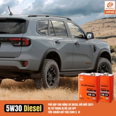 Dầu nhớt tổng hợp AUTOBACS Diesel 5W30 DL-1, Fully Synthetic (4L)