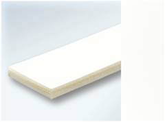 Băng tải PVC 2 mặt trắng 8mm