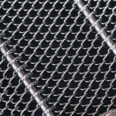 Băng tải lưới inox đan xoắn đơn