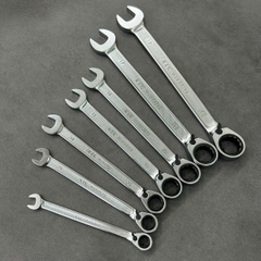 Cờ Lê Tròng Miệng Tự Động KTC MSR2A-08 Size 8mm - Đầu Cong 13°