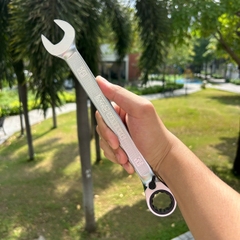 Cờ Lê Tròng Miệng Tự Động KTC MSR2A-19 Size 19mm - Đầu Cong 13°