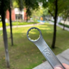 Cờ Lê Đầu Tròng KTC MS2-23 Size 23mm_Tròng Nghiêng Góc 15° - Sản Xuất Tại Nhật Bản