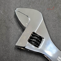 Mỏ Lết KTC Nepros NWM-250 _ Chiều dài 250 mm, Thép Hợp Kim Mạ Chrome Chính Hãng Nhật Bản
