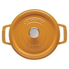 Staub - Nồi gang tròn màu vàng