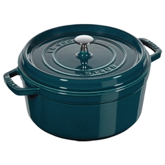 Nồi gang Staub tròn màu xanh ngọc
