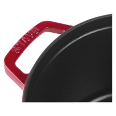 Staub - Nồi gang tròn cao màu đỏ cherry - 24cm (4.75L)