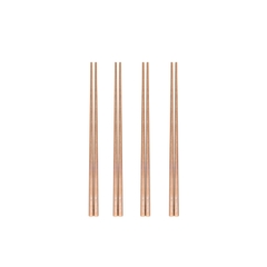 Bộ đũa ăn Minimal màu vàng hồng (4 cặp)