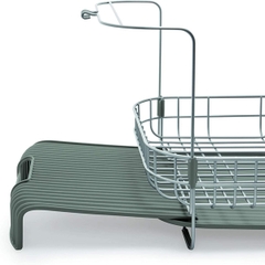 KitchenAid - Kệ chén đĩa bằng thép không gỉ Expandable màu xám