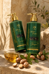 Cặp dầu gội xả Moontube Argan siêu mượt 800ml