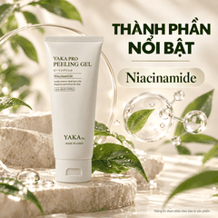 Gel tẩy tế bào chết YAKA PRO dưỡng sáng da tuýp