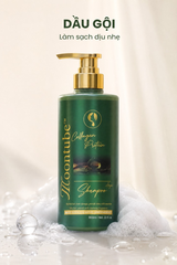 Cặp dầu gội xả Moontube Argan siêu mượt 800ml