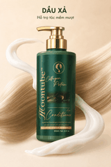Dầu xả Moontube Argan siêu mượt hỗ trợ phục hồi tóc khô xơ 800ml