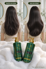 Cặp dầu gội xả Moontube Argan siêu mượt 800ml