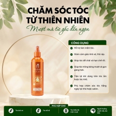 Xịt đạm Hyamin dưỡng tóc cao cấp 300ml nắp cam