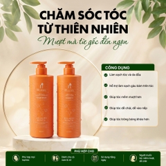 Cặp dầu gội xả Hyamin sạch gàu ngứa, nhỏ gọn 350ml