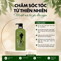 Dầu gội trà xanh mần trầu Kiều Nương 500ml