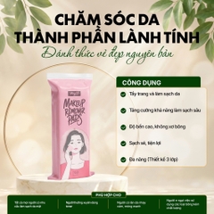 Bông tẩy trang Ying88 hồng cao cấp