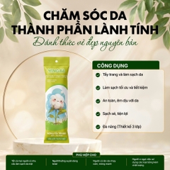 Bông tẩy trang Ying88 xanh 120 miếng