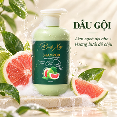 Cặp Gội Xả Bưởi Xưa hỗ trợ mọc tóc giảm rụng phục hồi hư tổn 500ml