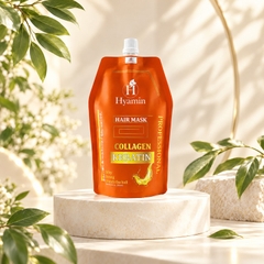 hấp túi Hyamin hỗ trợ phục hồi tóc khô xơ hư tổn 500ml