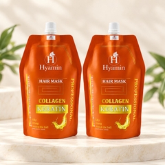 hấp túi Hyamin hỗ trợ phục hồi tóc khô xơ hư tổn 500ml