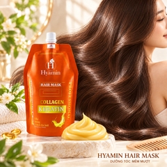 hấp túi Hyamin hỗ trợ phục hồi tóc khô xơ hư tổn 500ml