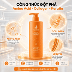 Cặp dầu gội xả Hyamin sạch gàu ngứa, nhỏ gọn 350ml