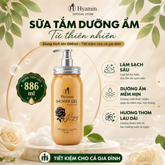 Sữa tắm HYAMIN dưỡng ẩm làm sạch da hương thơm quyến rũ 886ml